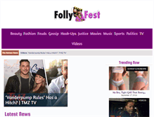 Tablet Screenshot of follyfest.com